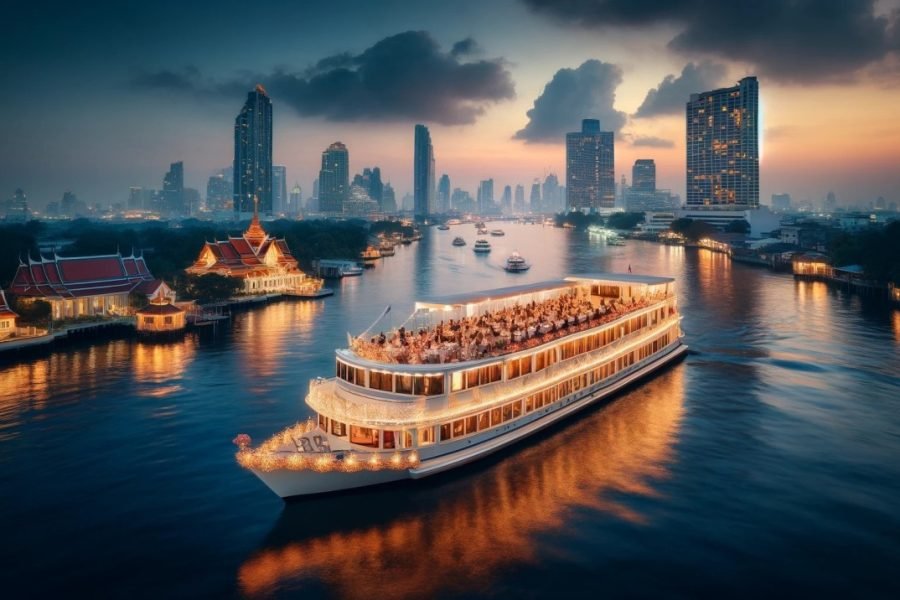 Bangkok: Romantic Dinner Cruise along Phraya River