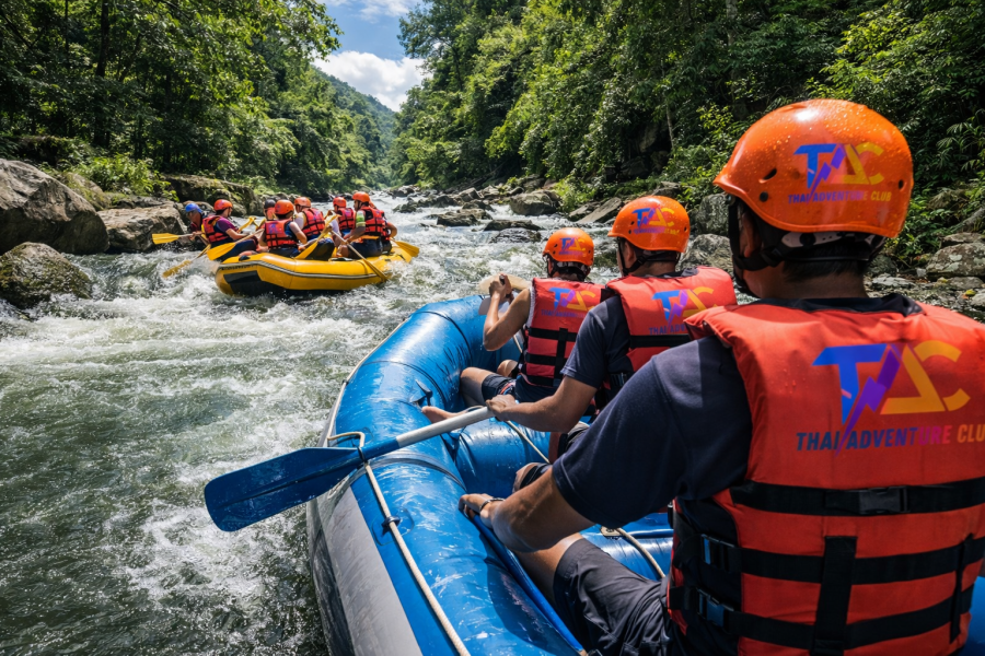 Phuket: Water Rafting Adventure Full Program