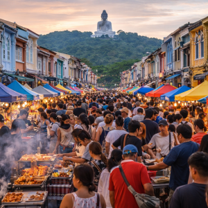 Phuket city tour: Full Day and Night Market