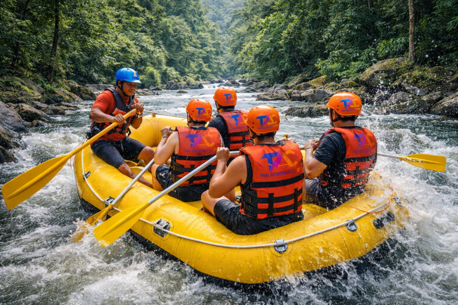 Phuket: white water rafting tour (Program B)